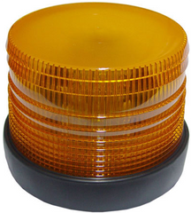 Baliza Apernada Estroboscópica Ambar 12-48V 110x125mm