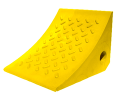 Cuña Poliuretano Amarilla 5ton Camioneta 15x18x20cm