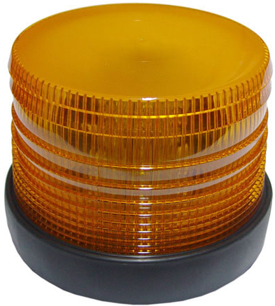 Baliza Apernada Estroboscópica Ambar 12-48V 110x125mm