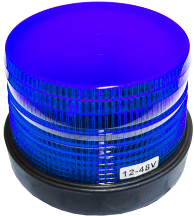 Baliza Apernada 40 LED Azul 12-36V 125x110mm