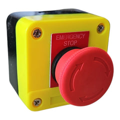 BOTON PARADA DE EMERGENCIA, CERTIFICADO